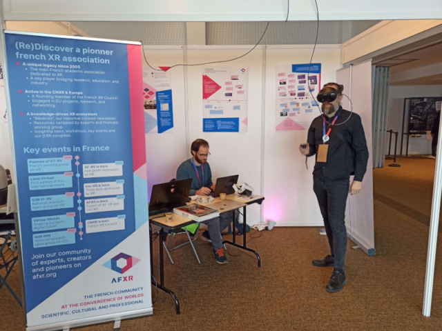 VR2025 - Stand AFXR, avec Guillaume LOUP